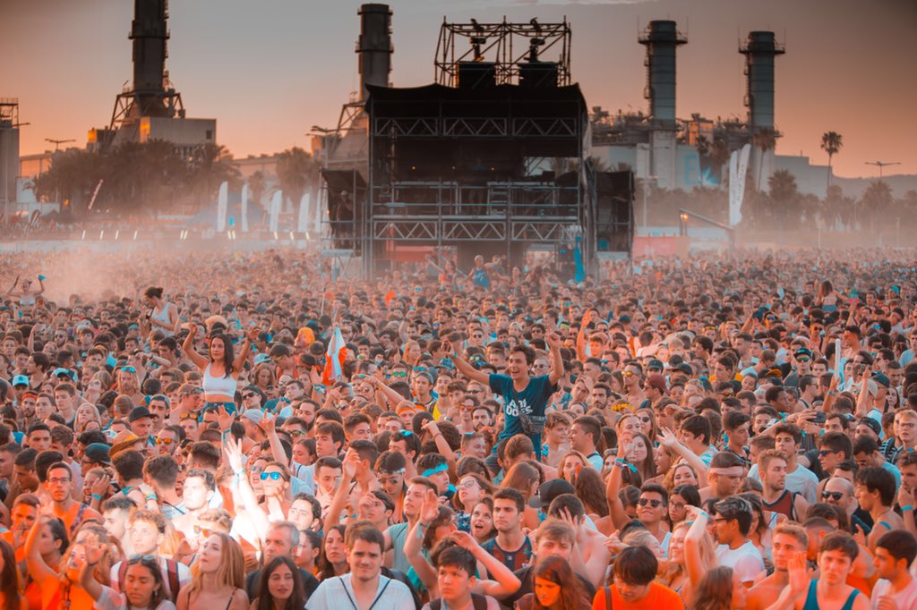 Image of the 2018 Barcelona Beach Festival (by BBF)
